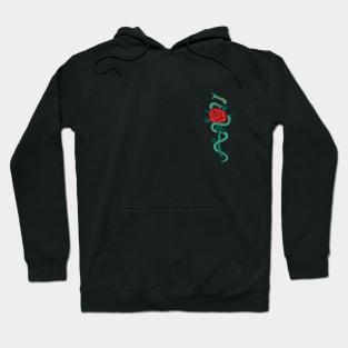 snake and rose tattoo Hoodie